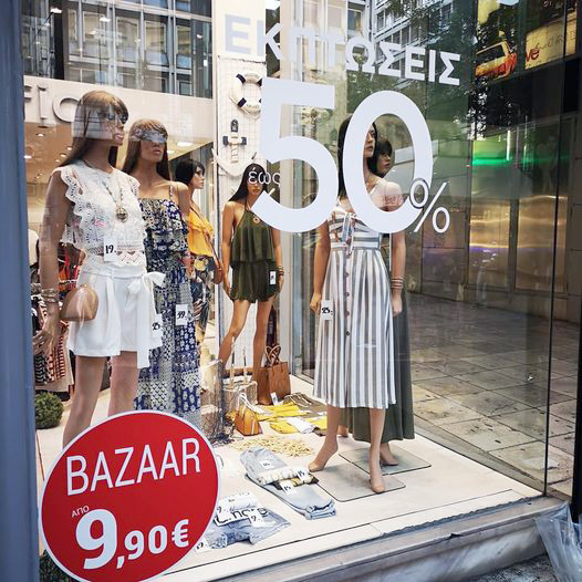Shop window stickers